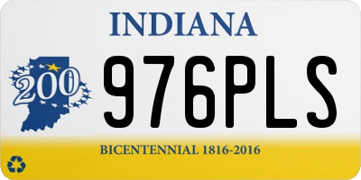 IN license plate 976PLS