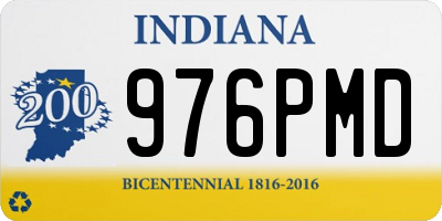 IN license plate 976PMD