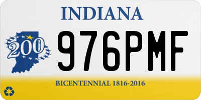 IN license plate 976PMF