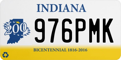 IN license plate 976PMK
