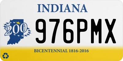 IN license plate 976PMX