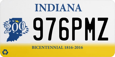 IN license plate 976PMZ