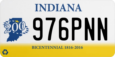 IN license plate 976PNN