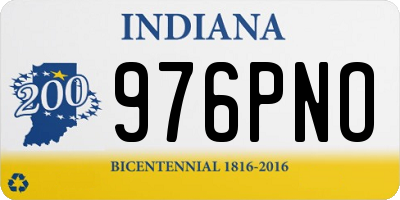 IN license plate 976PNO