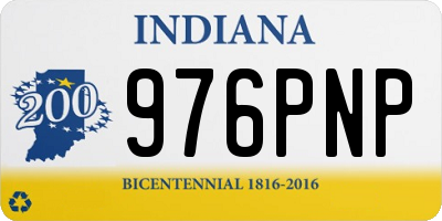IN license plate 976PNP