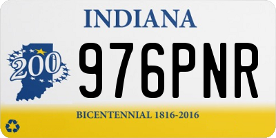 IN license plate 976PNR