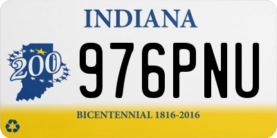 IN license plate 976PNU