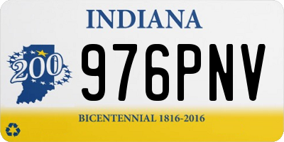 IN license plate 976PNV