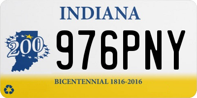 IN license plate 976PNY