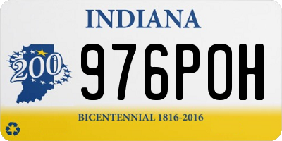 IN license plate 976POH