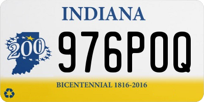 IN license plate 976POQ