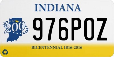 IN license plate 976POZ