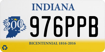 IN license plate 976PPB