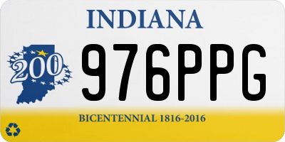 IN license plate 976PPG