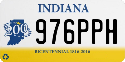 IN license plate 976PPH