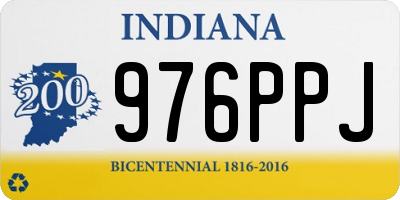 IN license plate 976PPJ
