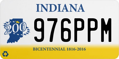 IN license plate 976PPM