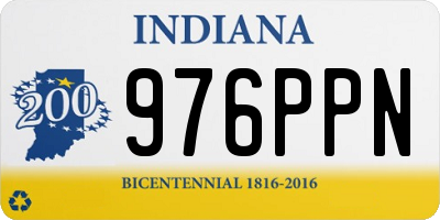 IN license plate 976PPN