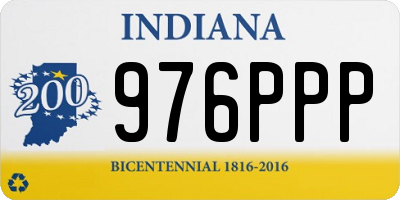 IN license plate 976PPP