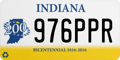 IN license plate 976PPR