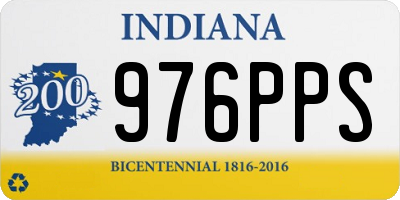 IN license plate 976PPS