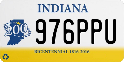 IN license plate 976PPU