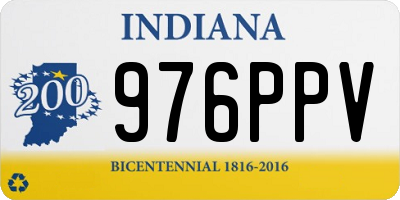 IN license plate 976PPV