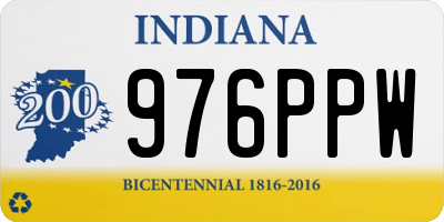 IN license plate 976PPW