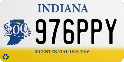 IN license plate 976PPY