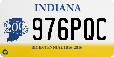 IN license plate 976PQC