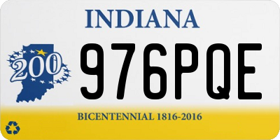 IN license plate 976PQE