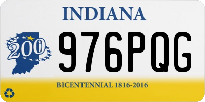 IN license plate 976PQG
