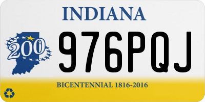 IN license plate 976PQJ