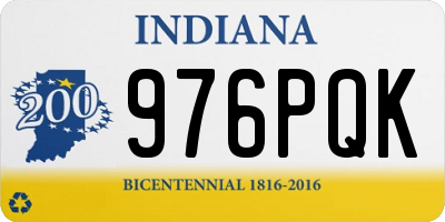 IN license plate 976PQK