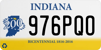 IN license plate 976PQO