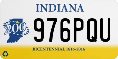 IN license plate 976PQU