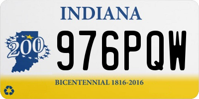 IN license plate 976PQW