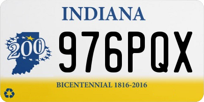 IN license plate 976PQX