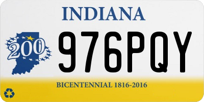 IN license plate 976PQY