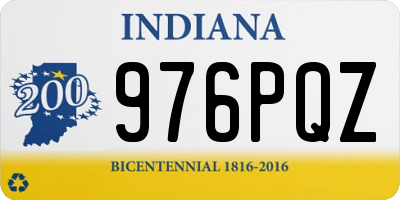 IN license plate 976PQZ