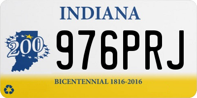 IN license plate 976PRJ