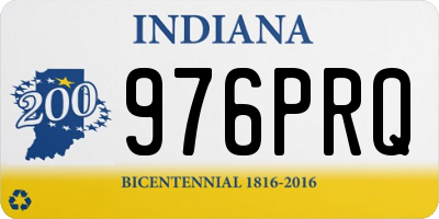 IN license plate 976PRQ