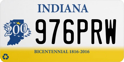 IN license plate 976PRW