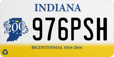 IN license plate 976PSH