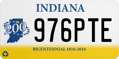 IN license plate 976PTE