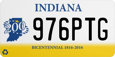 IN license plate 976PTG