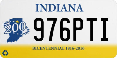 IN license plate 976PTI