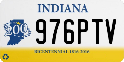 IN license plate 976PTV
