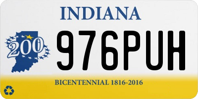 IN license plate 976PUH