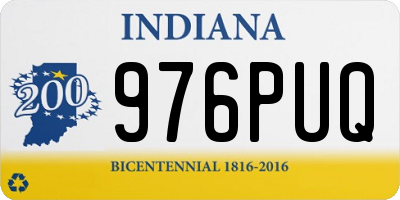 IN license plate 976PUQ